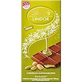 Lindt Schokolade LINDOR Pistazie, Promotion | 100 g | Feinste...