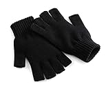 Beechfield Unisex Uni Basic fingerlose Winterhandschuhe, Klein / Mittel...