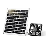 SUNYIMA Solarpanel Fan Kit, 12W wetterfest mit DC Fan für kleine...