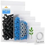 500x Stück ZIP Druckverschlussbeutel - Baggies mit Zipper transparent -...