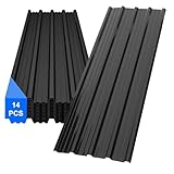 NICEWEEK 14er Set Trapezblech 110x46cm, 7m² verzinkt Profilblech...