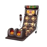 Ganzkörpermassagematte, Massagekissen mit Heizung, 9 Massagemodi und 9...