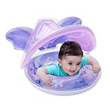 Baby Schwimmfloß - Baby Sonnenschutz Schirm Schwimmfloß -...