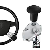 KOTARBAU® Lenkhilfe Lenkradknauf Universal Schwarz Aluminium ⌀ 5 cm...