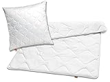 sleepling medium Bettdecke 135x200 Set mit Kissen 80x80, Bettzeug,...