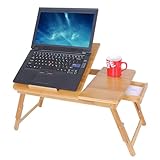 SONGMICS Laptoptisch Notebooktisch Betttisch Lapdesks für Lesen oder...