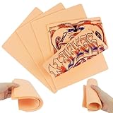 3mm Kunsthaut Tattoo 4 Stück Tattoo Übungshaut Blanko Doppelseiten...