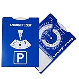 KARP 2X Auto Parkscheibe Parkuhr mit Verbrauchs- und Spritkostenrechner...