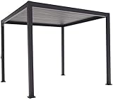 Mirador Basic Alu-Stahl-Pavillon, Lamellendach, Pergola, freistehend I...