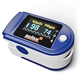 Pulsoximeter Pulox PO-200 Solo in Blau - Messung von Sauerstoffsättigung...