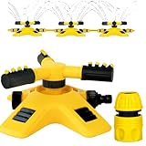 360° Automatischer Rasensprenger mit einstellbarem Sprühwinkel –...