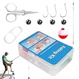 Angelset für Anfänger, Mini-Angelset – Set mit 24...