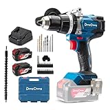 Dong Cheng Akku-Schlagbohrschrauber-Set 18V 120Nm, Bürstenloser...
