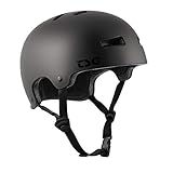 TSG Evolution Solid Color Helm Skate/Trott/Fahrradhelm, Satin Dark Black,...