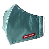 JaTop Mund-und Nasen-Maske waschbar 60 Grad aus Baumwolle dreilagig...