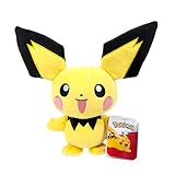 Pokémon PKW0553-20cm Plüsch - Pichu, offizielles Plüsch