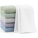 bearmoss Musselin-Quadrate, 100 % Baumwolle, Baby-Spucktuch, 60 x 60 cm,...