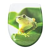 eSituro Toilettendeckel, WC Sitz mit Absenkautomatik, Klodeckel mit...