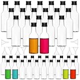 Mini-Likörflaschen (50er-Pack), leere Spirituosenflaschen mit...