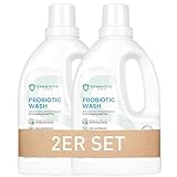 2er Set Probiotisches flüssig Waschmittel 1,5L gegen Schmutz, Flecken,...