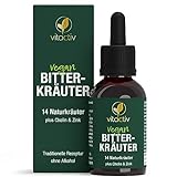 VITACTIV Bitterkräuter - Bittertropfen ohne Alkohol - Erlesene Kräuter...