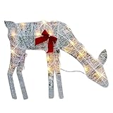 Beleuchtetes Weihnachtsrentier Für Den Außenbereich - wasserdichte...