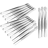 Housoutil 15 Stück Edelstahl Präzisions Pinzetten für Kosmetik und...