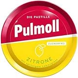 10 x Pulmoll Zitrone Zuckerfreie Halsbonbons mit Menthol,...