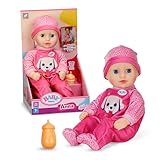 Baby Annabell Anna - Babypuppe mit pinkem Strampler & Fläschchen - 36cm...