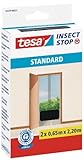 tesa Insect Stop STANDARD Fliegengitter für Türen - 2-tlg Insektenschutz...