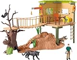 schleich 42507 Abenteuerstation Nat Geo, ab 3 Jahren, WILD LIFE - Spielset,...