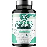 Organic Spirulina - 600 Vegan Tablets, 5-Month Supply - Up to 21%...