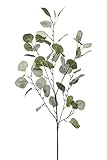 artplants.de Kunstzweig Eukalyptus Zweig Colton, grün-grau, 85cm - Deko...