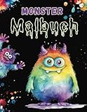 Das lustige Monster Malbuch für Kinder: für Kinder von 4-10 Jahren, 32...