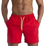 EDOTON Herren Badeshorts, schnelltrocknend wasserdicht Herren Badeshorts...