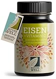 Eisentabletten hochdosiert 180x mit 40 mg Eisen + Vitamin C (40mg) aus...