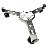 Pflanzenroller Metall Rund Verstellbar Ø 25 – 30 cm 3 Rollen...