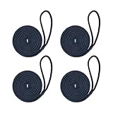 Mesle Fenderleine mit Auge 4er Set, Seil für Fender Boot, Festmacherleine,...