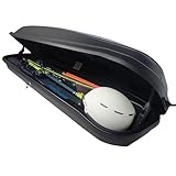 VDP Dachbox/Skibox/Dachkoffer/Gepäckbox/Autobox JUEASY300 schwarz Black...