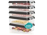 Hausfelder Kühlschrank Aufschnitt Aufbewahrung für Wurst und Käse,...