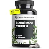 Nattokinase – 180 hochdosierte Kapseln je 100mg (20.000 FU/g) – ohne...