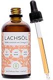 Lachsöl für Hunde mit Omega 3 I 100ml norwegisches, natürliches...