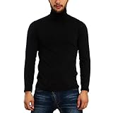 Toocool Rollkragenpullover Herren Baumwolle für den Winter,...