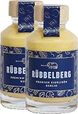 Rübbelberg Premium Eierlikör 2 x 0,5l VINELLO - 2 x Probierpaket