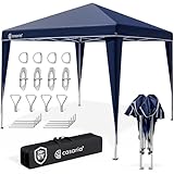 CASARIA® Pavillon Capri 3x3m Pop-Up UV-Schutz 50+ Wasserdicht Winterfest...