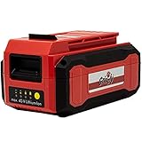 Grizzly Tools 40 Volt (2,5Ah) Lithium-Ionen Akku, passen Ersatz Akku...