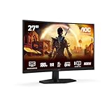 AOC Gaming C27G42E - 27 Zoll Full HD Curved Monitor, 180 Hz, 1 ms, FreeSync...