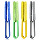 Dimeho Jalousien Reinigungsbürste 4 Stück Lamellenreiniger Bürste...