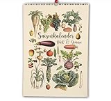 Saisonkalender für Obst und Gemüse A4 | Kalender nachhaltig Einkaufen