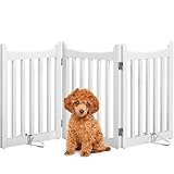 Yaheetech Absperrgitter Hund Schutzgitter, HxB: 60,5 x 151,5 cm,...